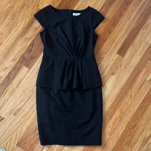 Calvin Klein Black Midi Dress